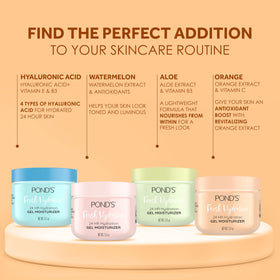 POND’S gel applied under foundation illustrating smooth makeup application
