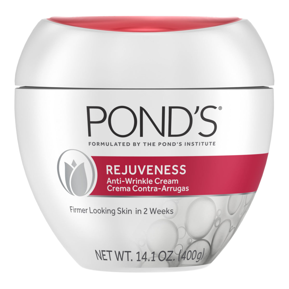 POND'S jar front view showing packaging and clear product branding