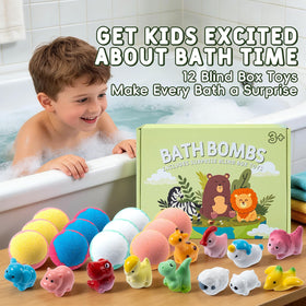 Ponomoba bath bomb fizzing in tub creating playful colorful foam