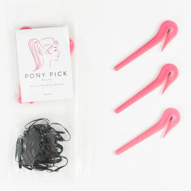 Pony Pick placed in a small case for storage and travel, Pony Pick stays safe and accessible
