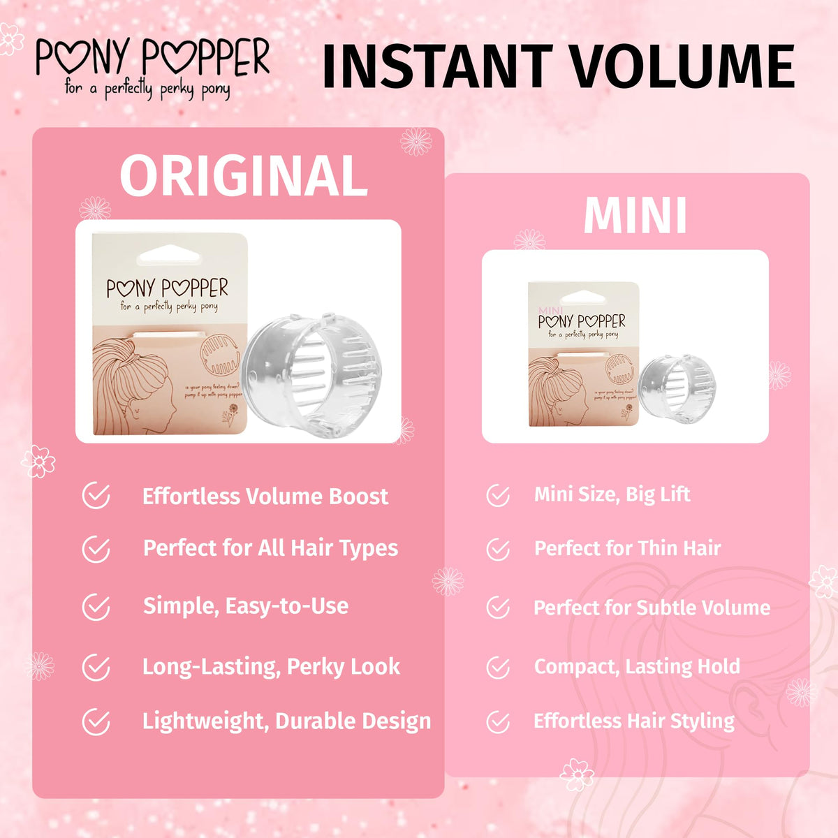 Pony Popper incorporated into a braided style adding body and neat finish benefit