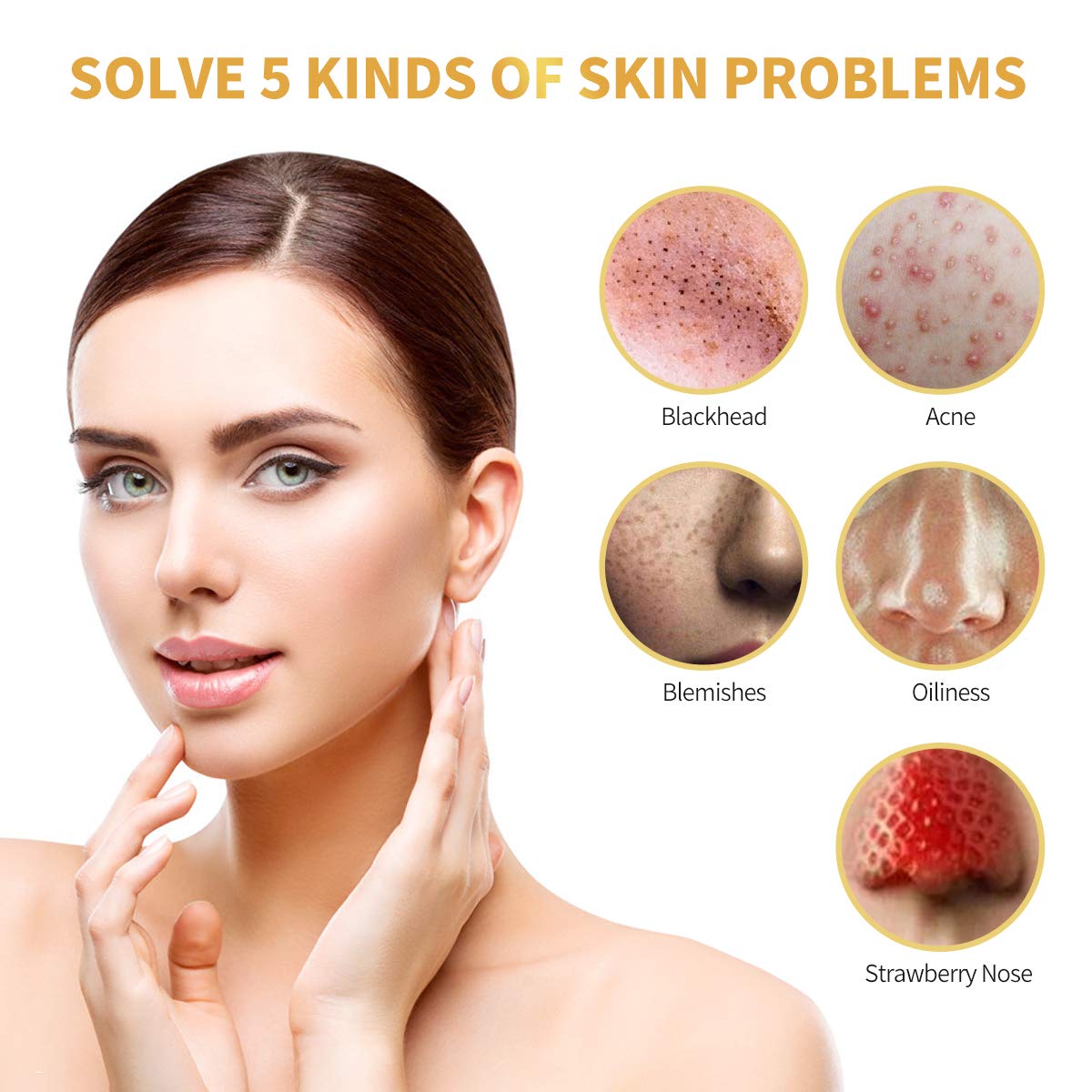 POP MODERN.C peeled mask being removed to reveal clearer looking skin