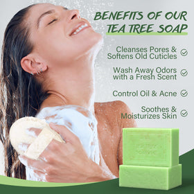 POP MODERN.C close-up soap texture showing gentle botanical exfoliation