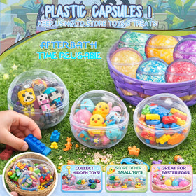 POPBATH six bath bombs arranged to show different colors and scent variety