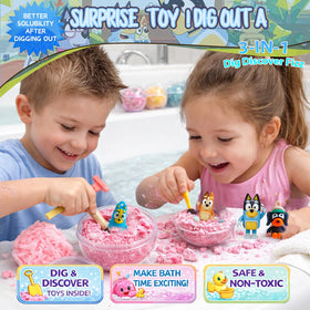 POPBATH included kids towel and loofah displayed for convenience and ready use