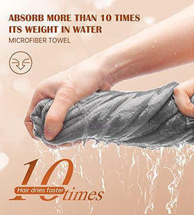 POPCHOSE microfiber close-up showing fibers and quick-dry benefit