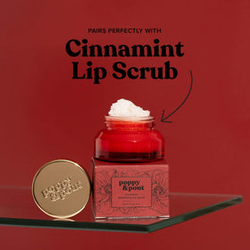 Poppy & Pout beeswax and coconut oil closeup emphasizing nourishing ingredients