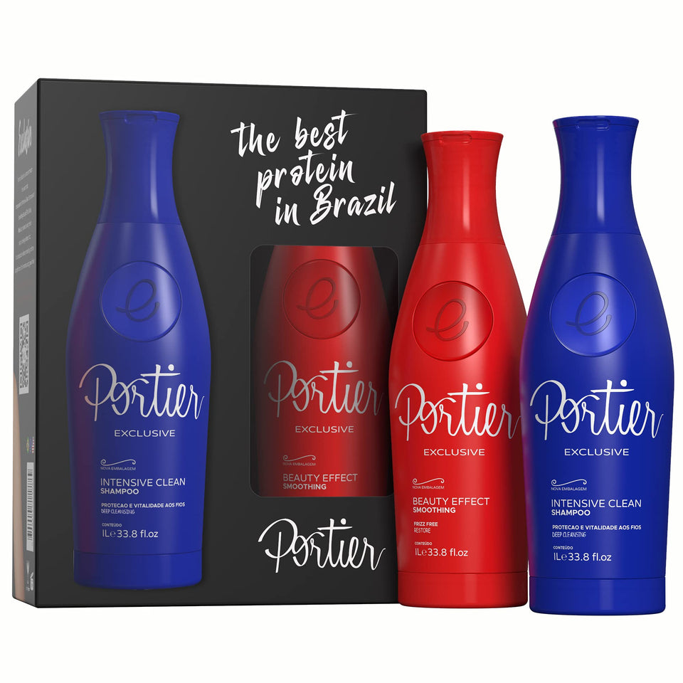 Portier bottle front view showing 1L packaging and professional finish