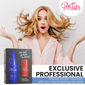 Portier 1L size comparison beside hand indicating product scale