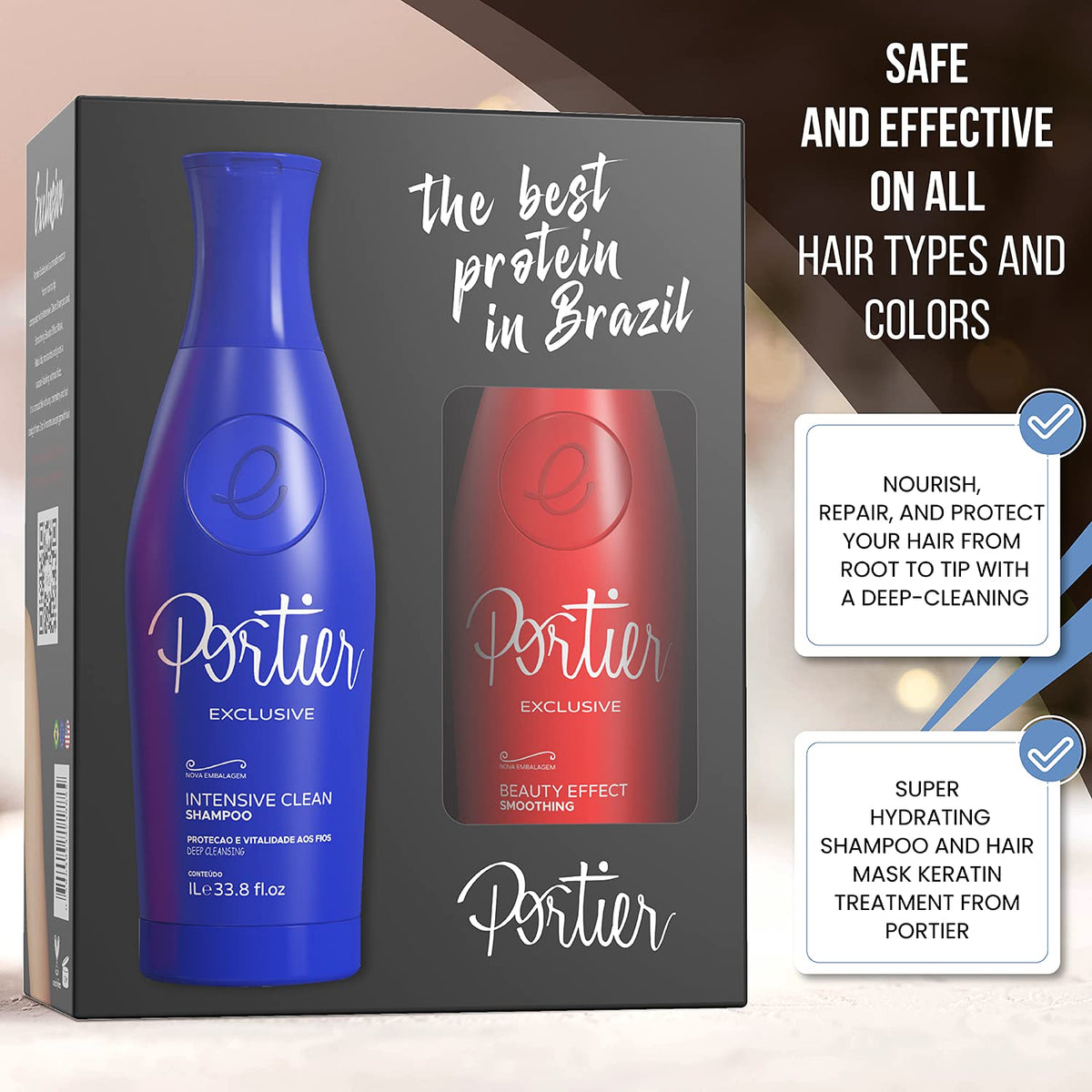 Portier progressive brush application in use for even smoothing