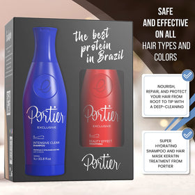 Portier progressive brush application in use for even smoothing