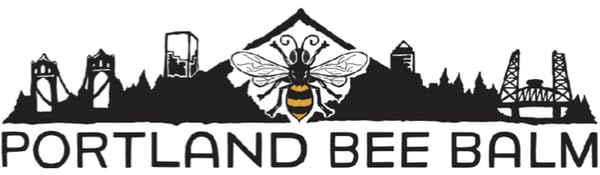 Portland Bee Balm label close-up showing cruelty free and plastic neutral