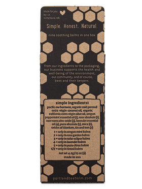 Portland Bee Balm open tube texture demonstrating smooth application