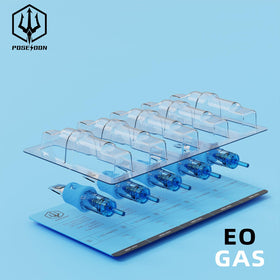 POSEIDON cartridges arranged in a studio setting showing professional-ready hygiene