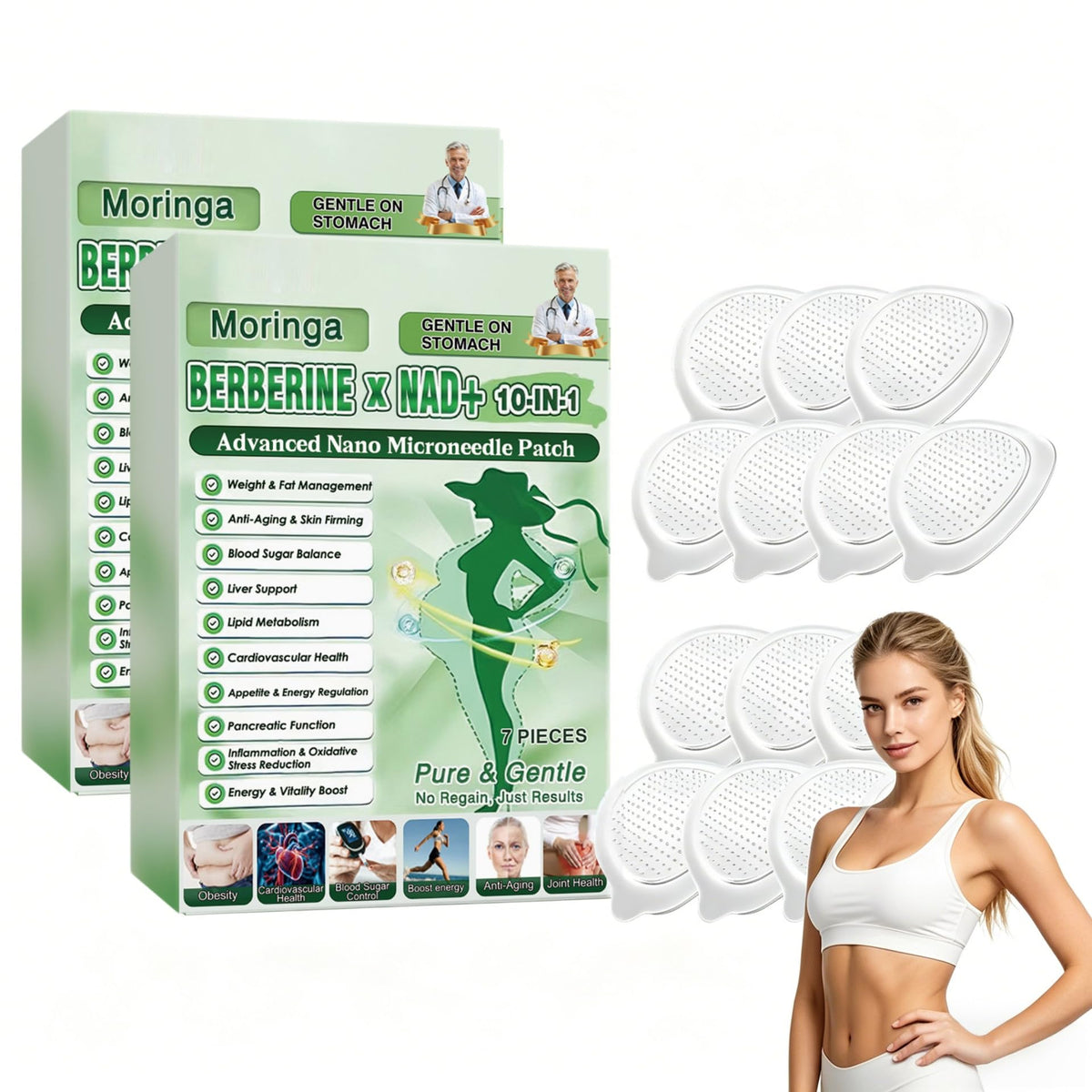 POSOJPIP front packaging showing two boxes and product benefit