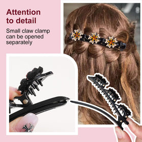 Pousbo duckbill clip mechanism side view for secure, comfortable grip