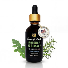 Power of Herbs front bottle showing product and benefits