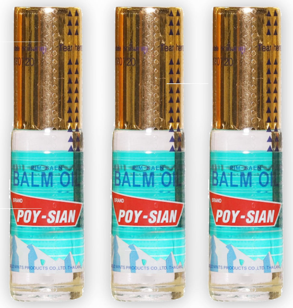 POY-SIAN roll-on front packaging showing compact design and easy transport