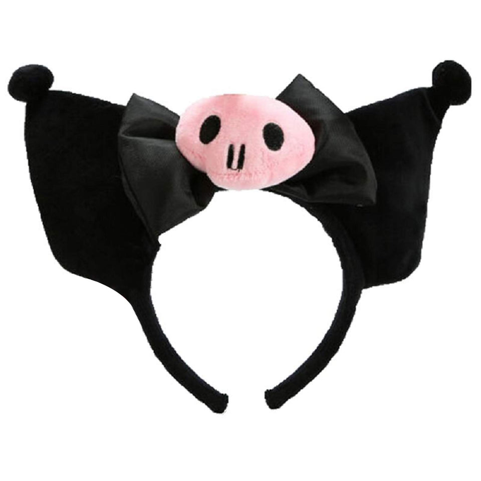 POYIPI front view headband showing plush ears and secure fit
