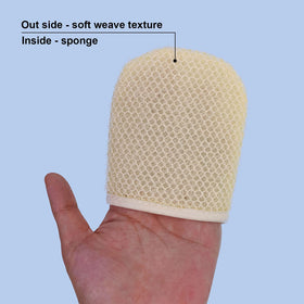 PPHAO BASIC beside a ruler showing 4.25 by 2 inch size for finger fit