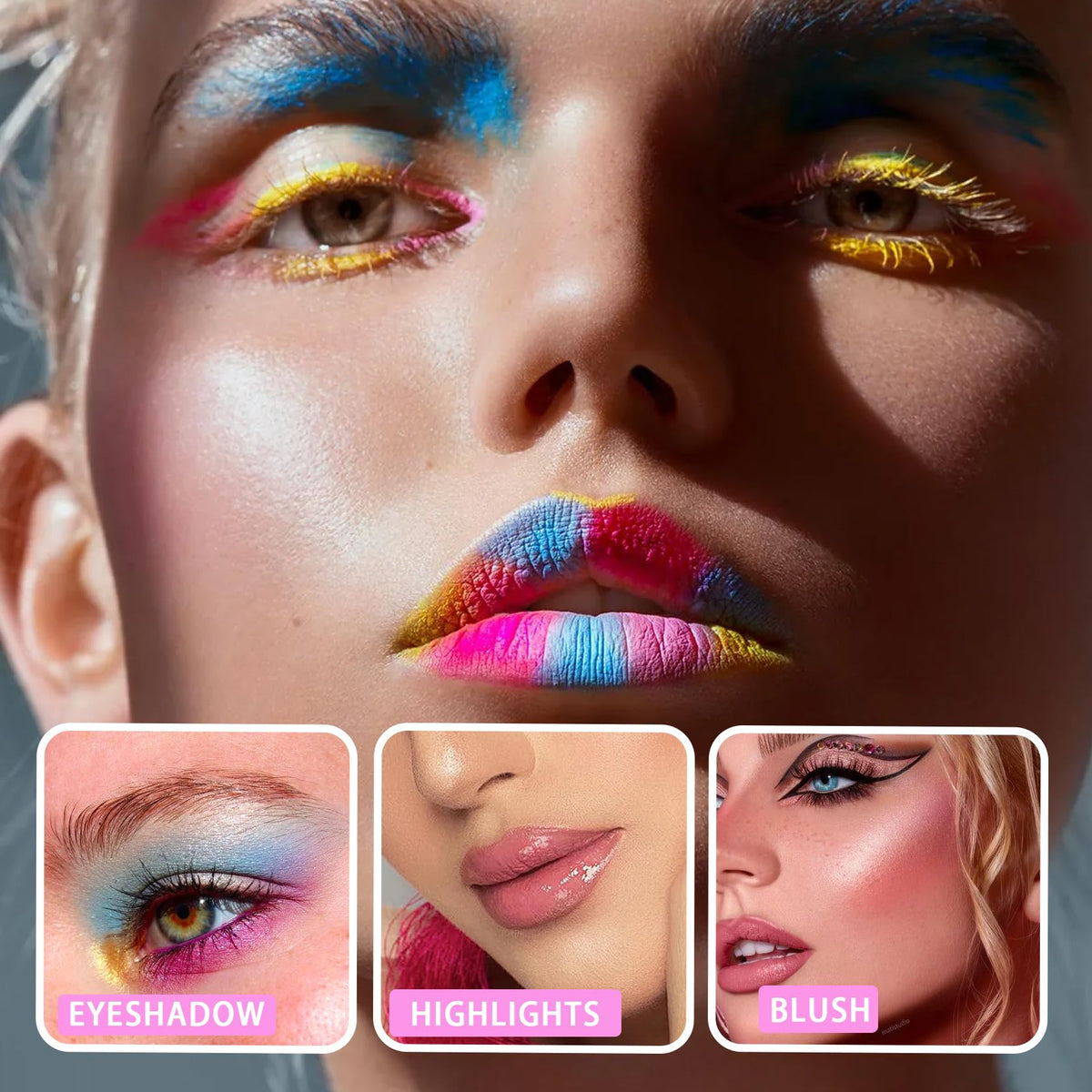 PPPanYiDi close up shimmer texture demonstrating smooth blendability