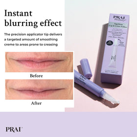 PRAI bottle in hand to show 0.26 oz size and portability benefit