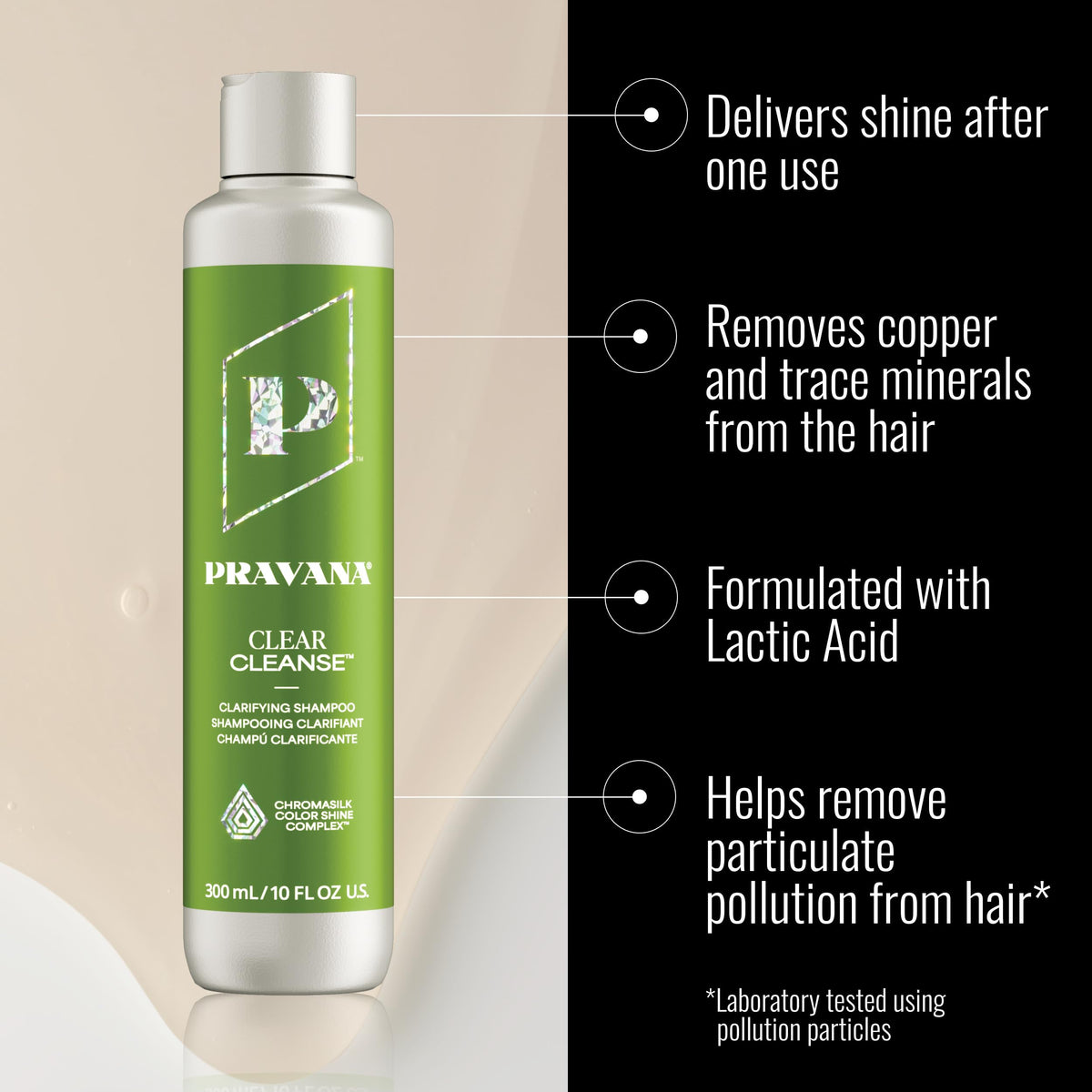 Pravana pump nozzle close-up highlighting easy-dispense benefit