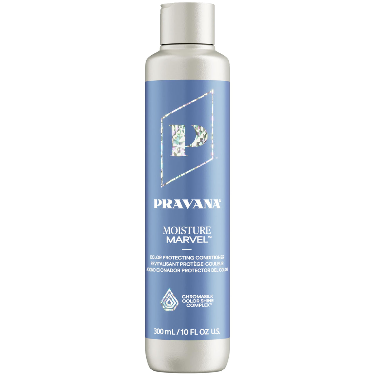 Pravana bottle front view showing product and hydration benefit