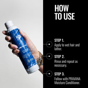 Visual of hyaluronic acid concept with Pravana, emphasizing moisture retention benefits