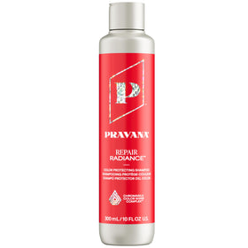 Pravana bottle front view showing label and restorative benefits