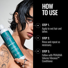 Pravana being poured into hand showing lightweight consistency