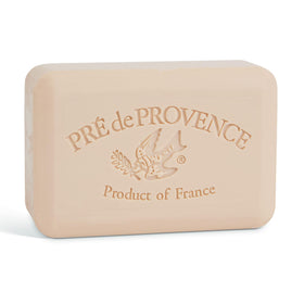 Pre de Provence front packaging showing coconut scent and elegant design benefits visual appeal
