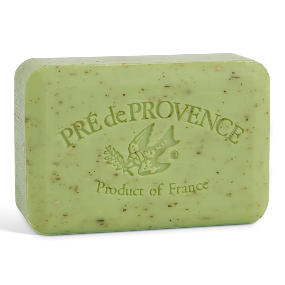 Pre de Provence front packaging showing lime zest and luxury appeal