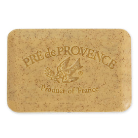 Pré de Provence close-up of soap texture showing smooth triple-milled surface benefits