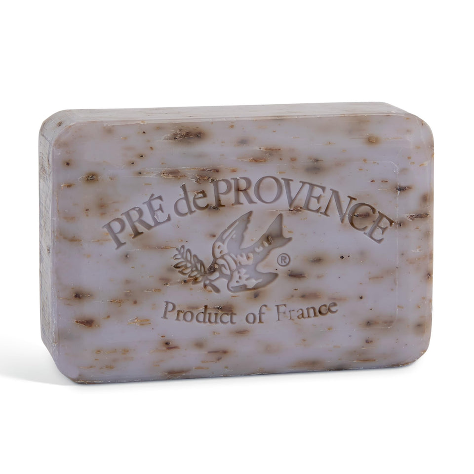 Pré de Provence front packaging showing lavender scent and elegant design for gifting