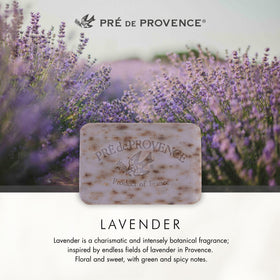 Pre de Provence gift wrap idea presenting lavender soap as elegant present