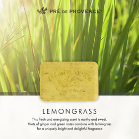 Pre de Provence soap presented in gift basket suggesting luxury present-ready benefit