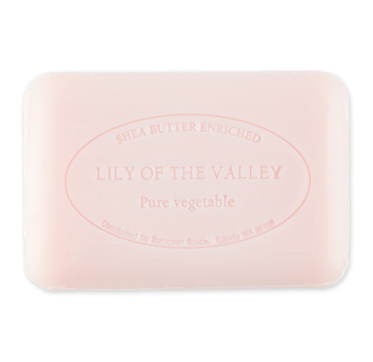 Pre de Provence close-up of smooth quad-milled texture for creamy lather
