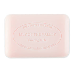 Pre de Provence close-up of smooth quad-milled texture for creamy lather