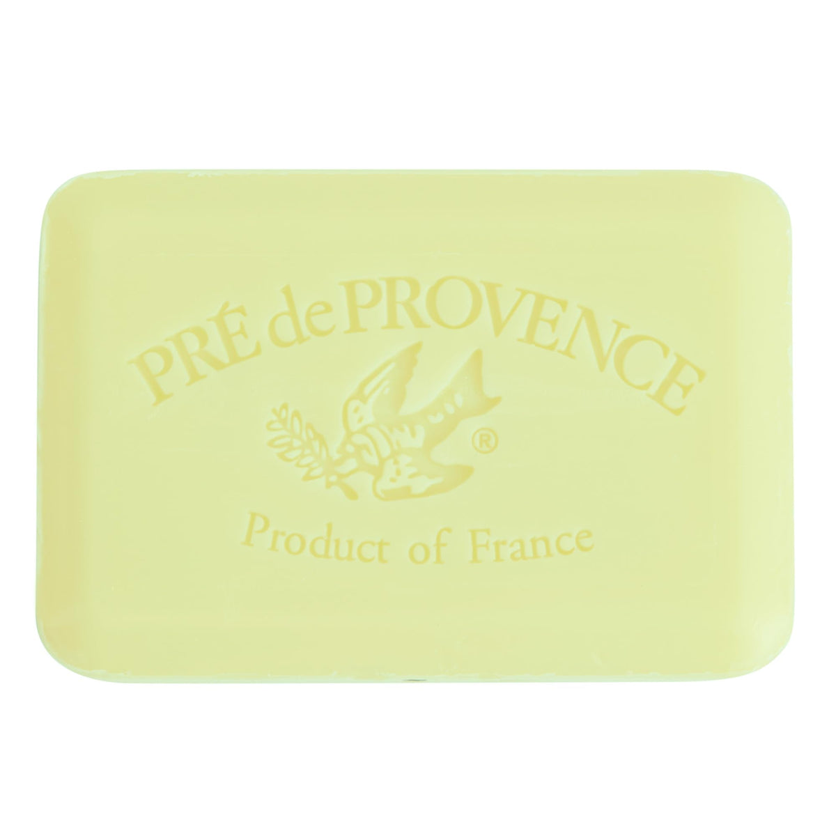 Pre de Provence angled bar highlighting smooth quad-milled edges for long-lasting use