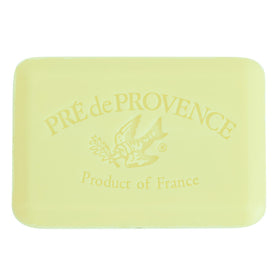 Pre de Provence angled bar highlighting smooth quad-milled edges for long-lasting use