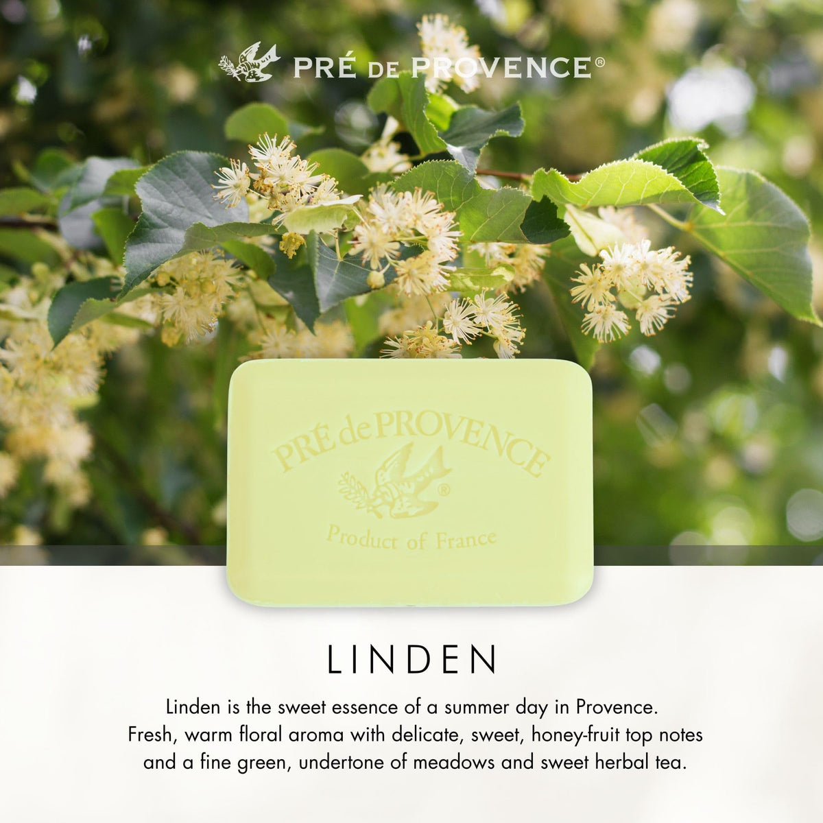 Pre de Provence soap in gift basket setting showing suitability as a luxury present