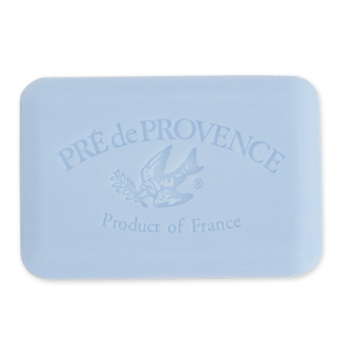 Pre de Provence bar placed on marble sink illustrating luxury use and fresh scent