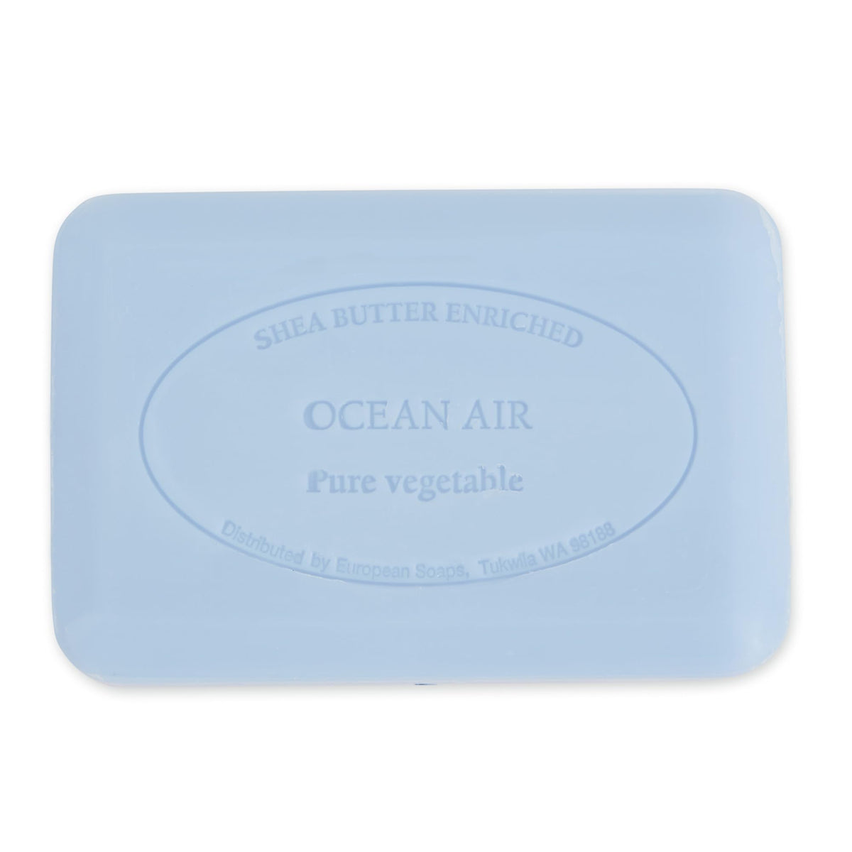 Pre de Provence close-up of quad-milled texture highlighting smooth, long-lasting bar