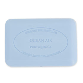 Pre de Provence close-up of quad-milled texture highlighting smooth, long-lasting bar