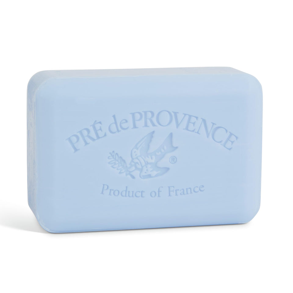 Pre de Provence front packaging showing elegant branding and ocean air scent benefit