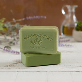 Pre de Provence olive oil and lavender ingredients conveying natural fragrance
