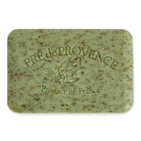 Pre de Provence close-up of bar texture highlighting smooth quad-milled finish