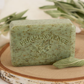Pre de Provence ingredients label view highlighting organic shea butter