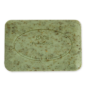 Pre de Provence rich lather in hand demonstrating creamy moisturizing foam